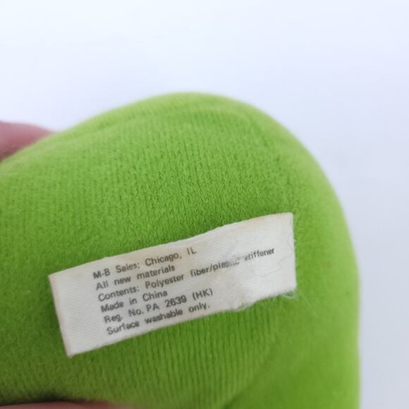 Vintage Kermit the Frog Stuffed Animal. Plush 1980s Muppet Babies Toy, 7" Tall - Picture 3 of 5